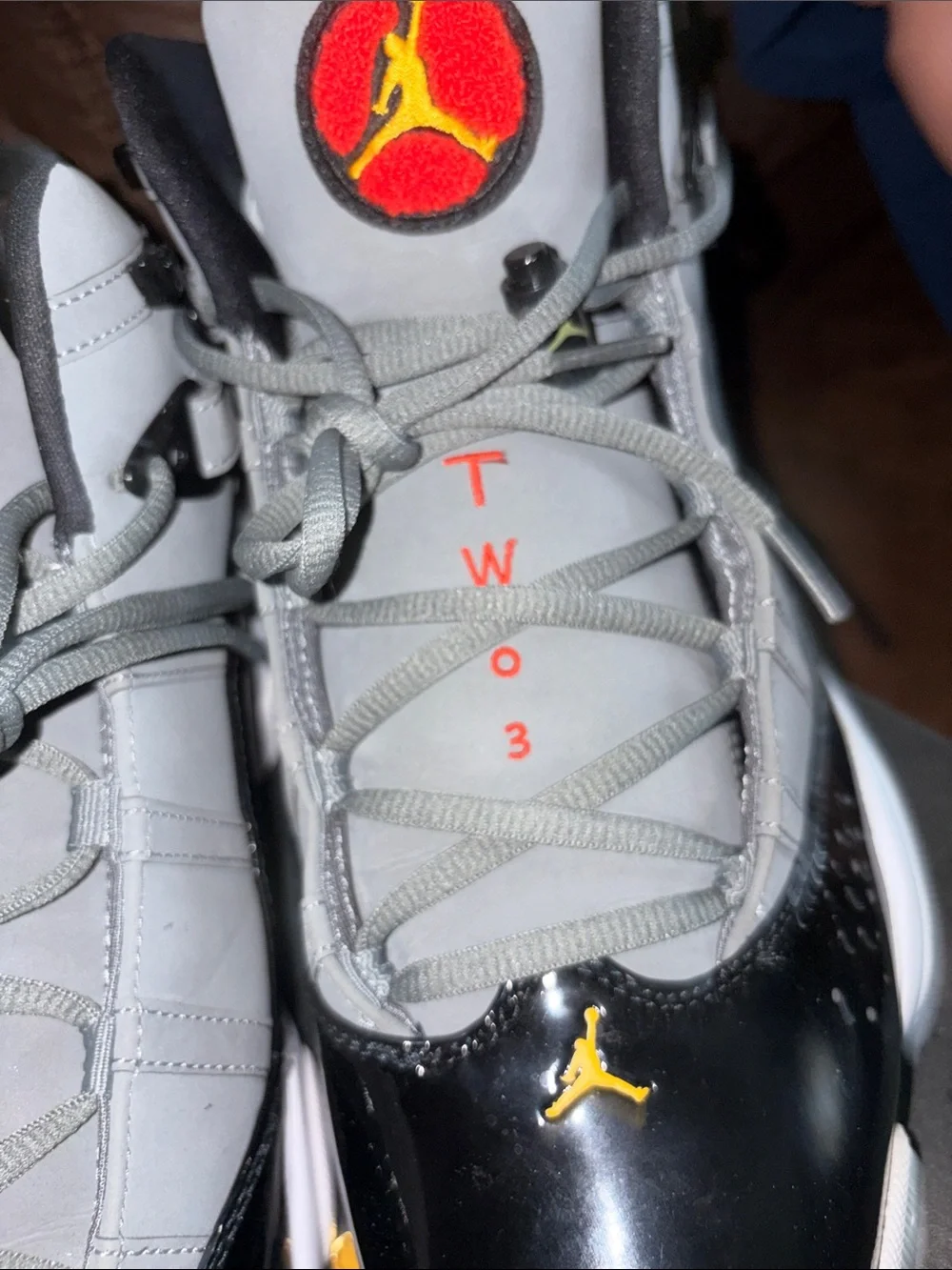 Size 13 - Jordan 6 Rings Graphite ' Grey and Black Sneakers